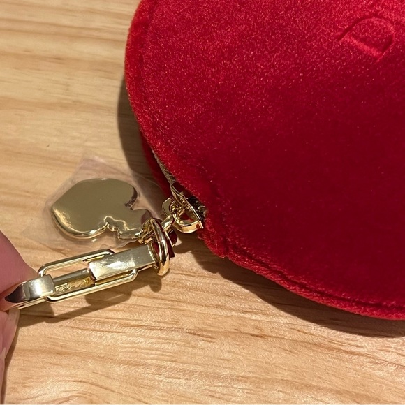 Dior Women’s Red Holiday Coin Pouch - Picture 3 of 6